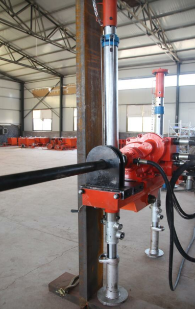 外建隊(duì)長連訂氣動架柱式鉆機(jī)